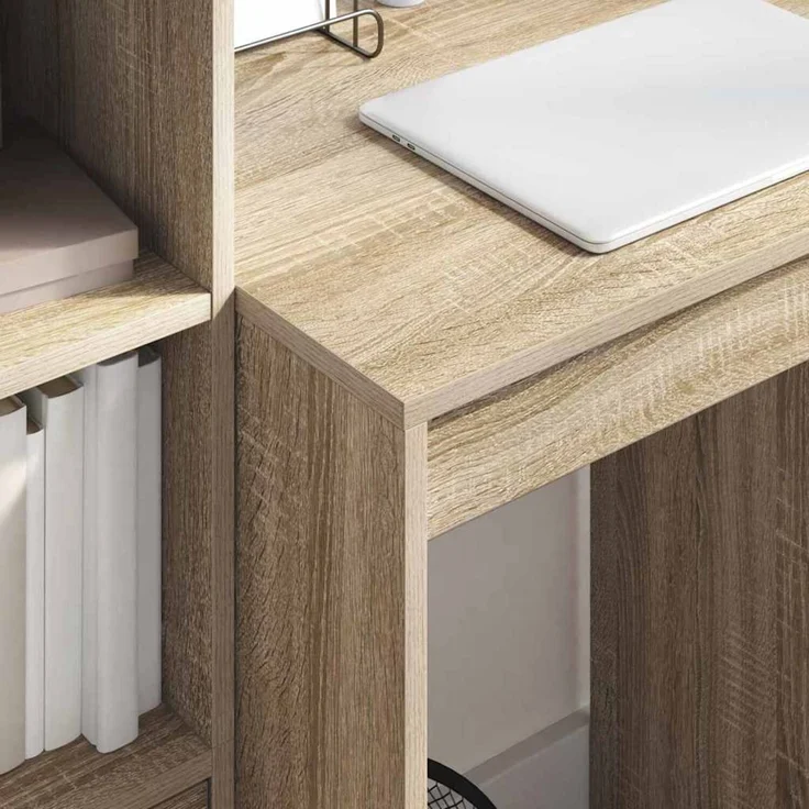 vidaXL Schreibtisch Sonoma-Eiche 60 x 50 x 76 cm 869412 – Bild 3