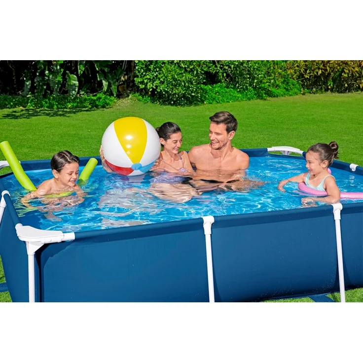 Steel Pro™ Frame Pool ohne Pumpe 259 x 170 x 61 cm, dunkelblau, eckig – Bild 9