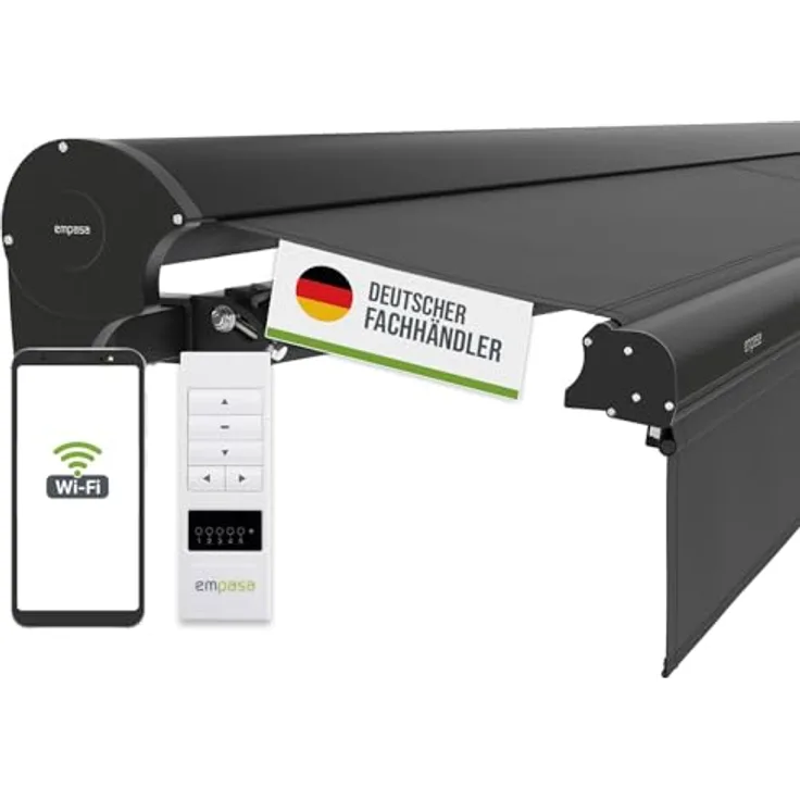 empasa Halbkassettenmarkise "EXPERT PLUS" Markise - elektrische Steuerung mit WiFi-Motor