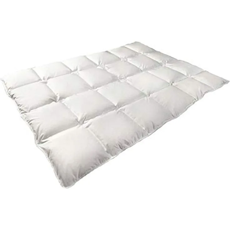Mayaadi-Home HS20 Bettdecke Baumwolle 70% Daunen 30% Federn Weiß 135x200 cm 600 Gramm