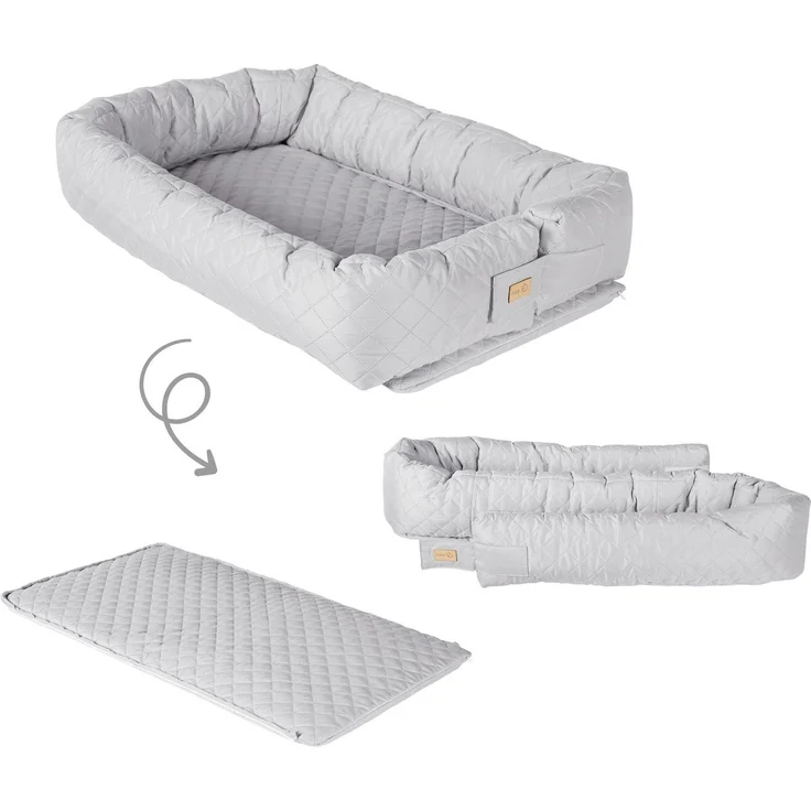 roba Babylounge Style 'roba Style' - Kuschelnest - Wickelauflage - Bettschlange - Grau – Bild 3