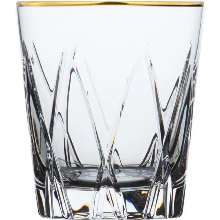Whiskyglas Kristall London Gold clear (10 cm)