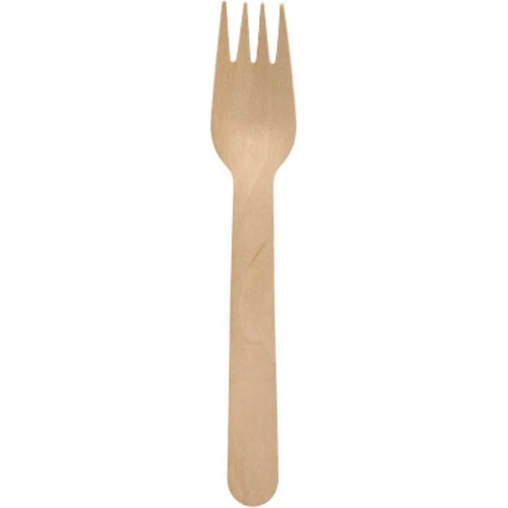 100 Gabeln Holz, gewachst 16 cm – Bild 1