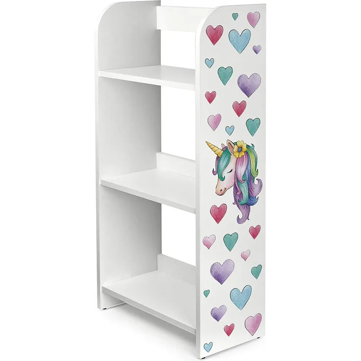 Leomark 'Einhorn' Regal für Kinderzimmer weiß