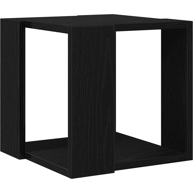 vidaXL Couchtisch Schwarz Eichen-Optik 32 x 32 x 30 cm Holzwerkstoff 873912 – Bild 2