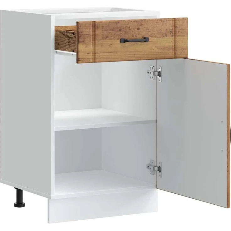 vidaXL Küchen-Unterschrank Lucca Altholz-Optik Holzwerkstoff 853725 – Bild 5