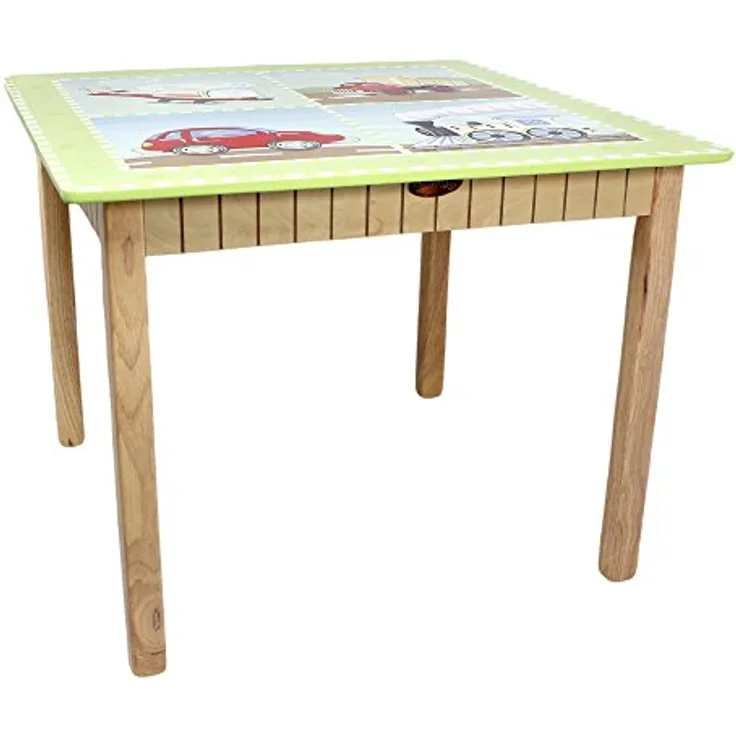 Fantasy Fields Children's Wooden Transportation Tisch & 2 Stühle-Set W-9946