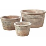 Mirabeau Übertopf Übertopf 3er Set Unicanto beige