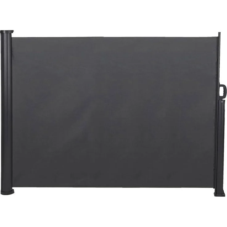 Brixy Ausziehbarer Windschutz – 300 x 140 cm – ausziehbar – Rollbar – Sonnenschutz – Garten, Strand, Terrasse, Balkon, Camping - Sichtschutz – Seitenmarkise – Wetterfest - Anthrazit – Bild 1