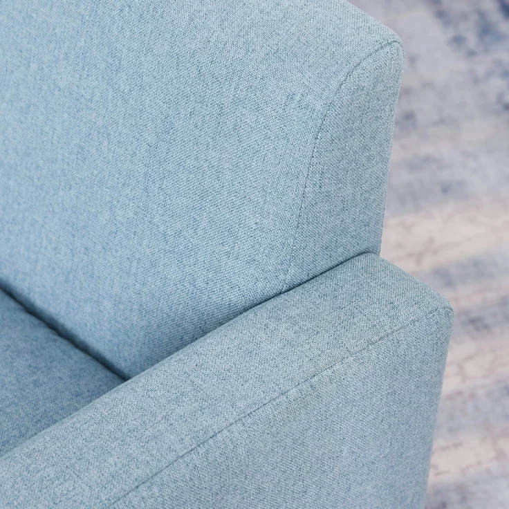 HOMCOM Kindersessel Kindersofa mit dickem Schaumstoff und dicken Sitzkissen (Liegesofa, 1-St, Kindercouch), Blau 49 x 45 x 44.5 cm – Bild 8
