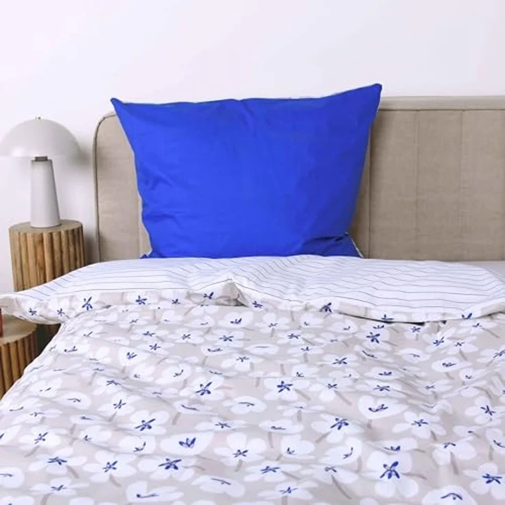 TOM TAILOR HOME Bettwäsche FRESH FLOWERS 135x200cm, 155x220cm oder 200x220cm, Renforcé, 2 teilig, new bedroom, mit farbigem Markenreißverschluss – Bild 4