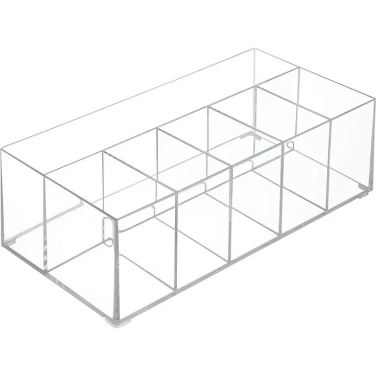 Schminkaufbewahrung Kosmetik Organizer 6 Fächer mDesign BPA frei transparent – Bild 8