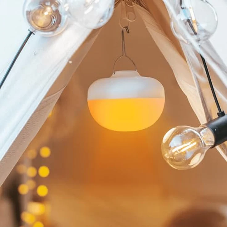 newgarden Cherry Tragbare Leuchte, Multifunktionale Campinglampe mit 900 Lumen, inkl. Fernbedienung und Magnetfuß – Bild 5