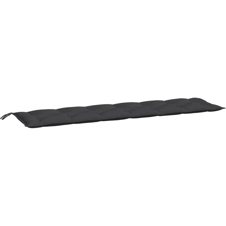 vidaXL Gartenbank-Auflagen 2 Stk. Schwarz 200x50x7 cm Oxford-Gewebe 361742 – Bild 3