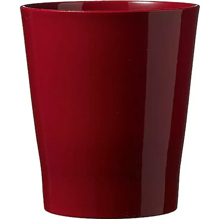 Soendgen Keramik Orchideentopf Merina Candy, 13 x 15 cm, Keramik, Bordeaux, glänzend, ideal für Orchideenpflege