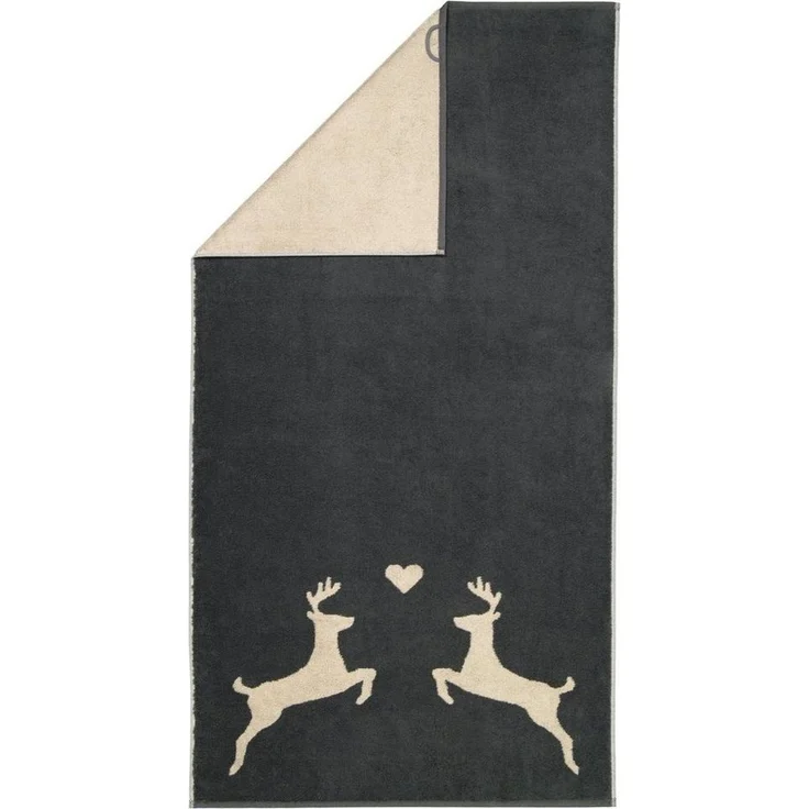 Cawö Handtuch Cawö Gästetuch, Handtuch oder Duschtuch Alpenchic Edition Hirsche 6228, 100% Baumwolle – Bild 5