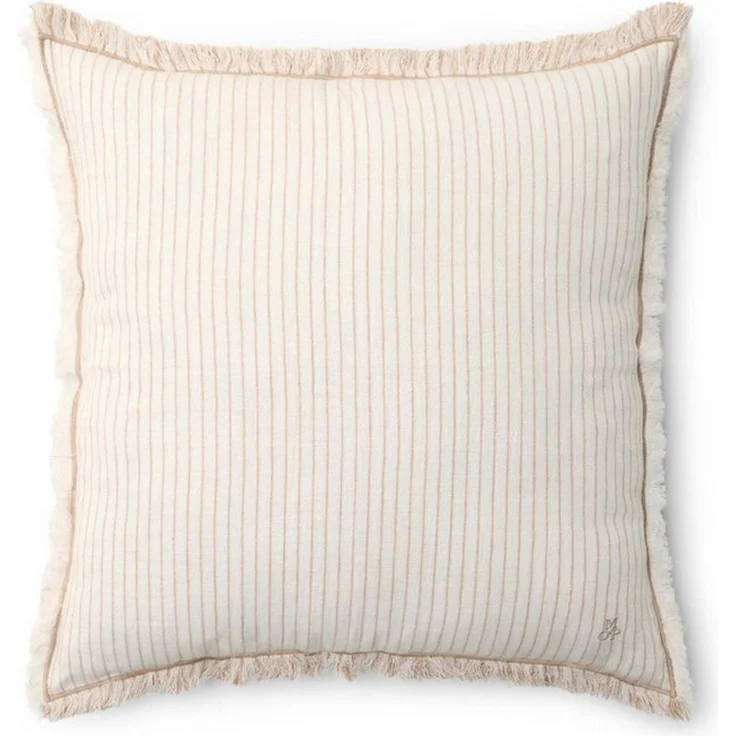Marc O'Polo Home Dekokissen Fine Stripe, aus Bio-Baumwoll-Leinen-Mix mit Streifen – Bild 1