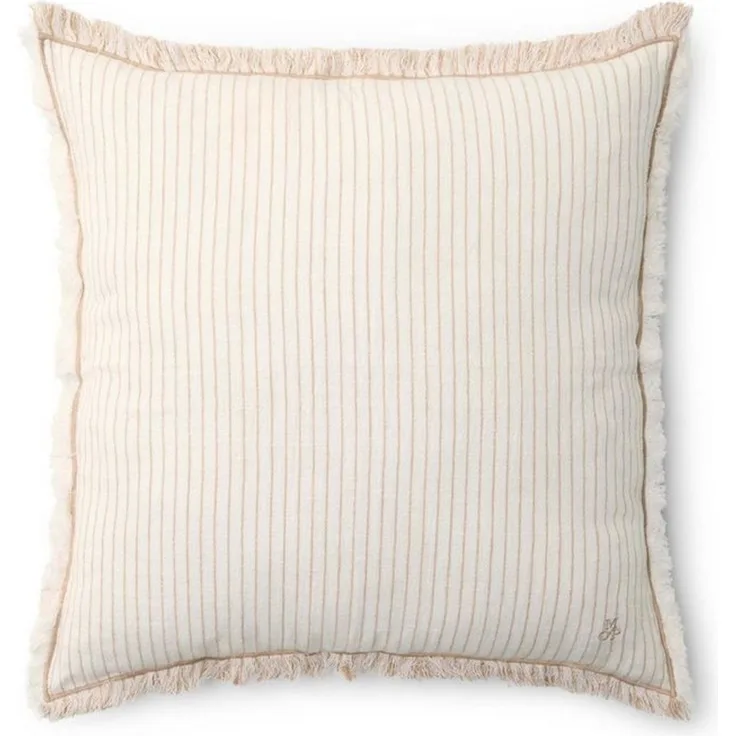 Marc O'Polo Home Dekokissen Fine Stripe, aus Bio-Baumwoll-Leinen-Mix mit Streifen