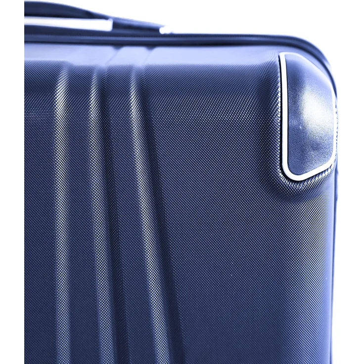 3 Tlg. Koffer-Set mit 4 Rädern Hartschale mit Kantenschutz 360° drehbar Blau – Bild 8