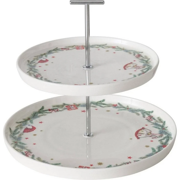 BOLTZE GRUPPE GmbH Etagere FLORENZA, Keramik, (1 Stk, einzeln), zweistöckige Etagere – Bild 5