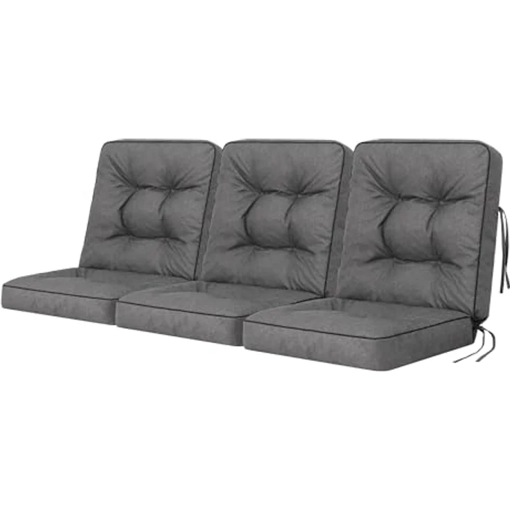 Bjird Bankauflage Venus 50 cm, 60 cm, 100 cm, 120 cm, 150 cm, 180 cm, (3 St), für Gartenbank und Hollywoodschaukel – Bild 2