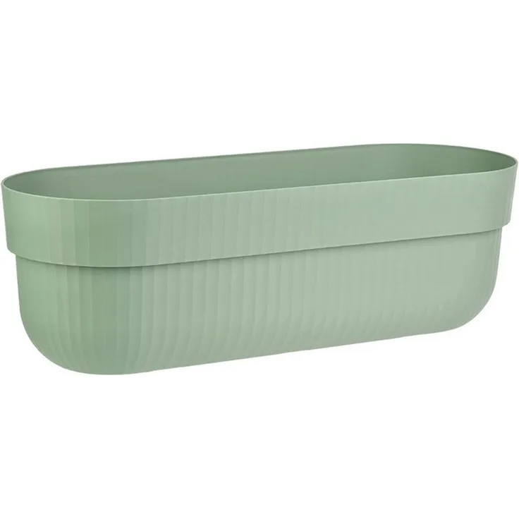 Engelland Blumenkasten mit Wasserspeicher/Drainagesystem und Abstandshalter (Vorteils-Set, 1 St), Blumentopf, 50 cm, PP-Kunststoff, Balkonkasten, länglich, formstabil