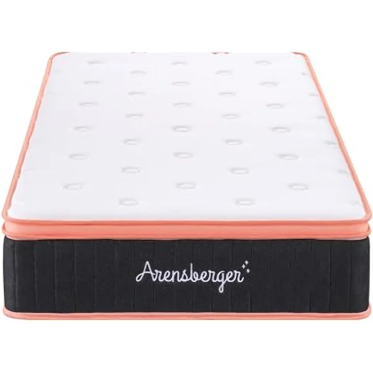 Arensberger Kupfermatratze mit Federkern & Kupferschaum, integrierter Topper, 140x200 cm, Höhe 25 cm, Härtegrad H3/H4, ergonomisch, Taschenfederkern Matratze, Rollmatratze – Bild 7