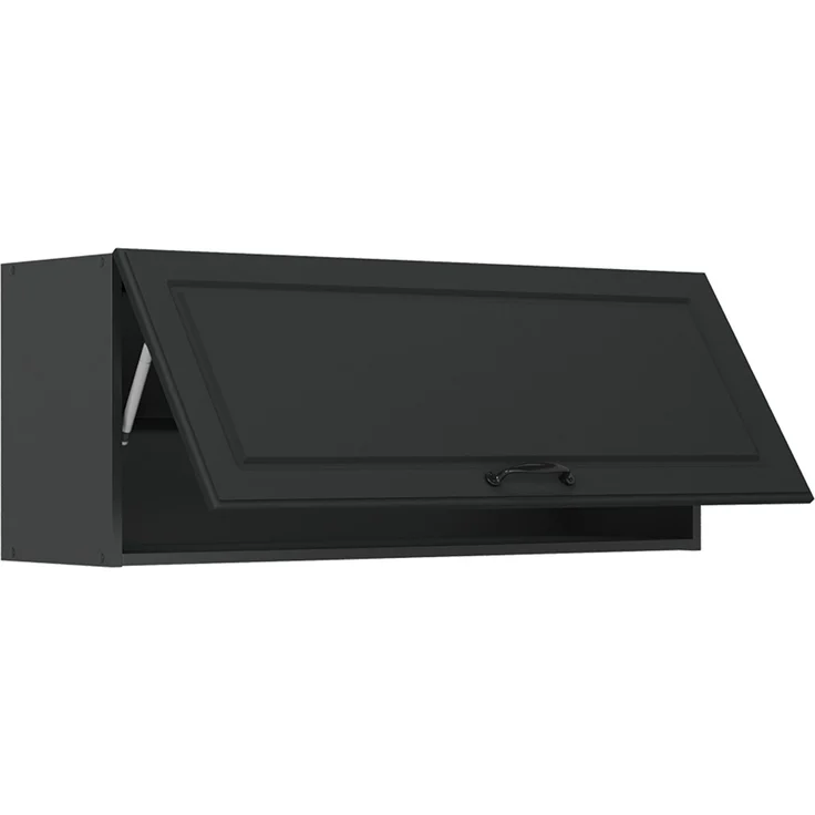 Hängeschrank R-Line Anthrazit Landhaus/Anthrazit 100 cm Flach Vicco – Bild 3