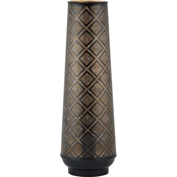 Marrakesch Orient & Mediterran Interior Nachttischlampe Orientalische Deko Stehlampe Tischlampe Lampe Qantas Gross Schwarz, Handarbeit – Bild 2