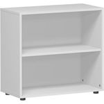 Regal mit Standfüßen, 80x40x75cm, Lichtgrau