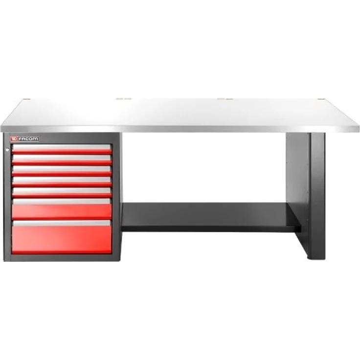 Facom JLS3 Werkbank rostfrei 7Schubl niedrig