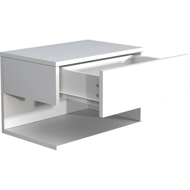 VCM Nachttisch Usal 918308 Weiß H. 30 x B. 45 x T. 32 cm – Bild 3