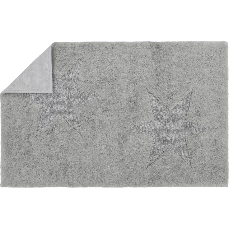 OTTO home Badematte Marie, Badvorleger, Badezimmer Teppich, Höhe 13 mm, rutschhemmend beschichtet, strapazierfähig, fußbodenheizungsgeeignet, Baumwolle, rechteckig, Badteppich, Stern Motiv, Hoch-Tief-Struktur, auch als Set – Bild 4
