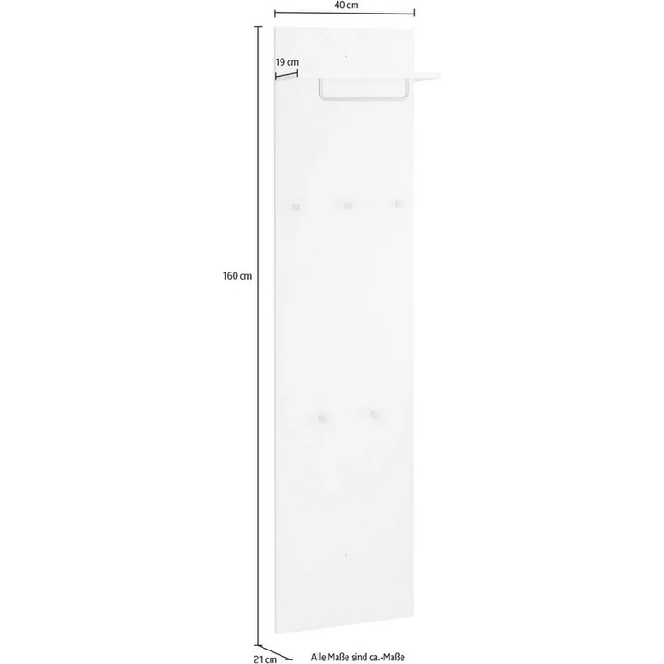 borchardt Möbel Garderobenpaneel Oliva, Höhe 160 cm – Bild 3