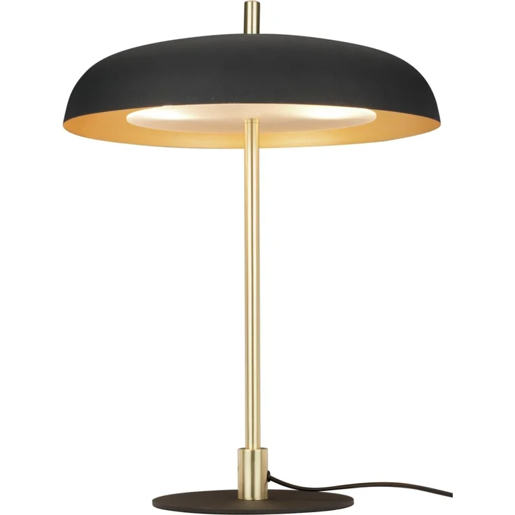 Novel Tischleuchte, Metall schwarz, 38x50 cm, mit Schalter – Bild 1