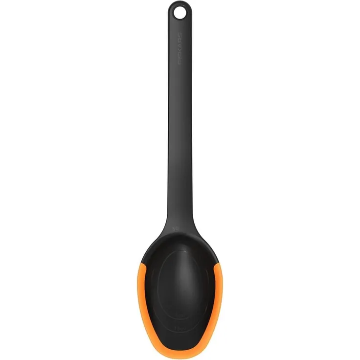 Fiskars Functional Form Kochlöffel mit Silikonkante, Rührlöffel, Kochzubehör, 1027299