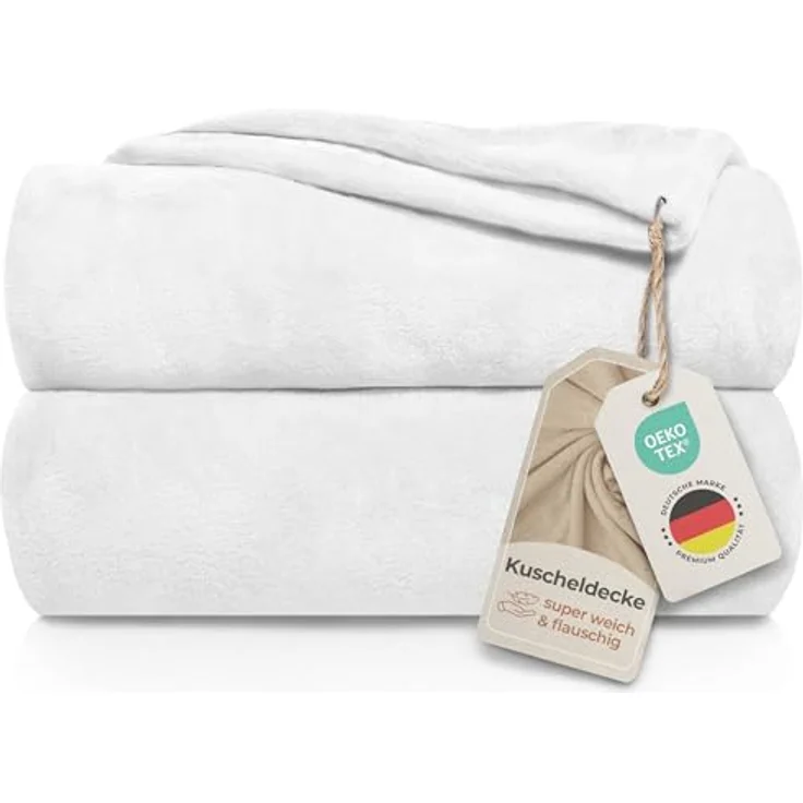 Wohndecke Kuscheldecke super weich & flauschig – warme Fleecedecke, Gräfenstayn, warme Wolldecke, Sofadecke & Tagesdecke - Überwurf Sofa, Couch – Bild 2