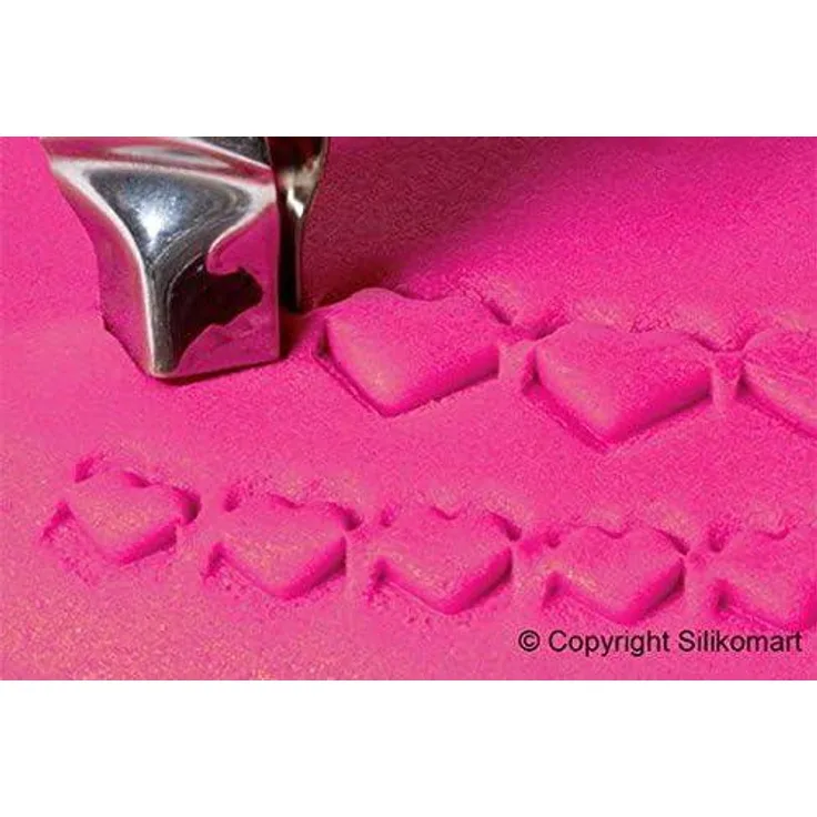 silikomart Wonder Crimp-Zange Teig für Tortendekoration regelmäßigen Edelstahl Sweetheart