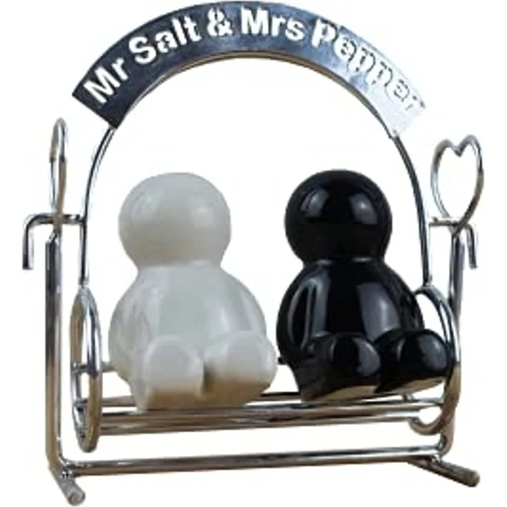 Winkee Salz- / Pfefferstreuer Winkee - Mr. Salt & Mrs. Pepper, Das süße Gewürzstreuer Brautpaar