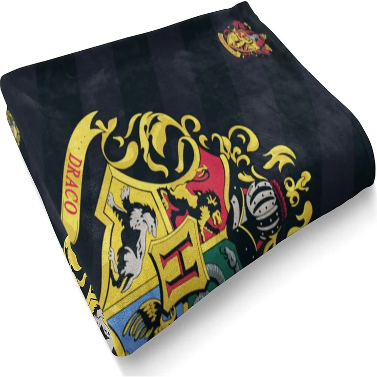 Kinderdecke Harry Potter Decke Hogwarts 150x200 cm Kuscheldecke Fleecedecke Magie, BERONAGE, passend zur Bettwäsche, ideal für Sofa, Couch, Kinder-Bett, Auto – Bild 6