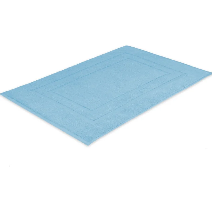 Badvorleger Frottier 700 g/m² 50 x 80 cm Hellblau
