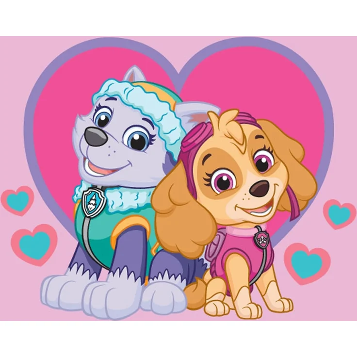 BERONAGE Kapuzenhandtuch Paw Patrol Kinder Kapuzen Bade-Poncho Girl's Rosa 60x120 cm Poncho, 100% Baumwolle (1-St), Frottee in Velours-Qualität – Bild 5