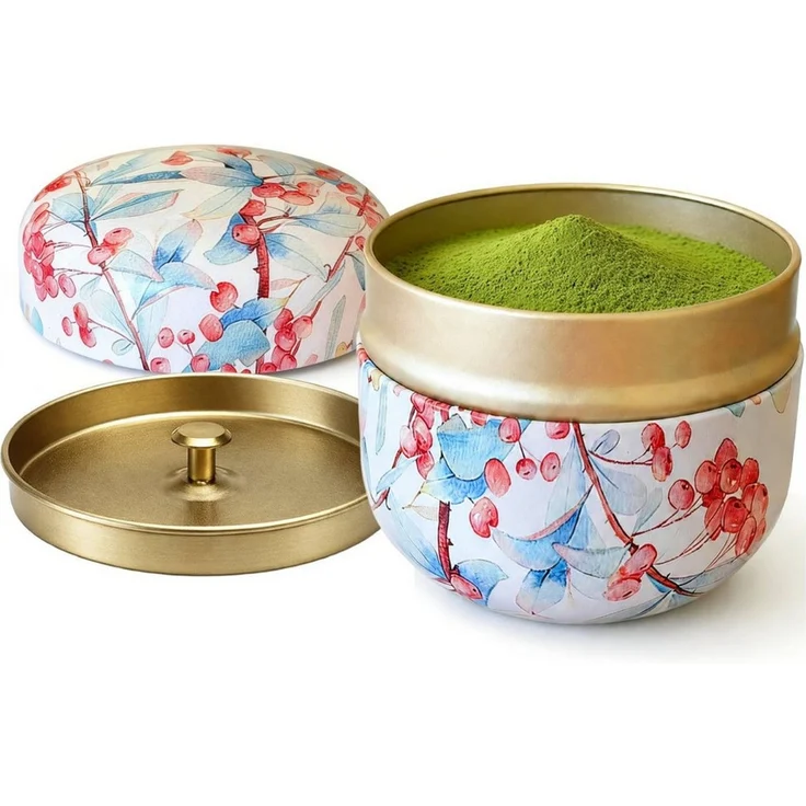 Goodwei Teedose Matcha-Teedose, Azuki, Weißblech, (3-tlg) – Bild 2