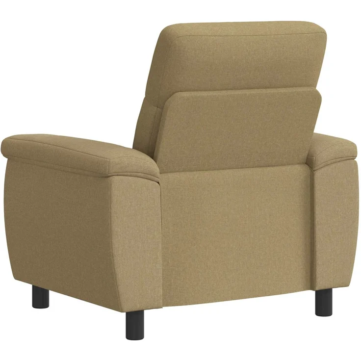 vidaXL Sofa Hellbraun 95 x 90 x 95 cm Stoff 42040913 – Bild 4