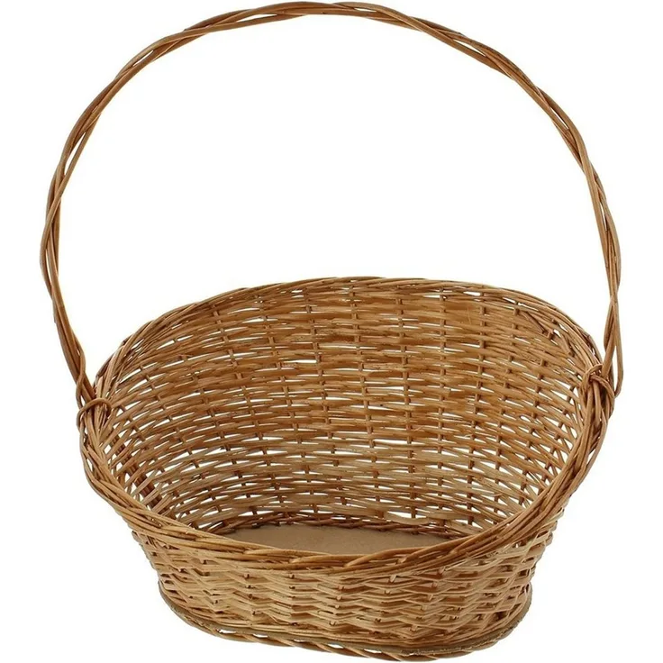 Dekoleidenschaft Geschenkbox Präsentkorb "Natur" aus Weide in 3 Größen, Geschenkkorb leer (1 St), Henkelkorb, Weidenkorb