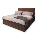 Masseno Boxbett PISA 140x200 cm mit Bonell Matratze und Topper