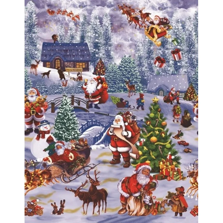 texpot Tischdecke Wachstuch Weihnachten Winter abwischbar Wachstuchtischdecke (1-tlg)