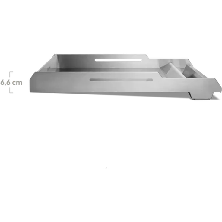 BURNHARD Premium Plancha Set mit 2tlg. Grillspachtel und Grillschaber, Edelstahl Silber, 6,6 x 43,5 x 39,6 cm – Bild 4