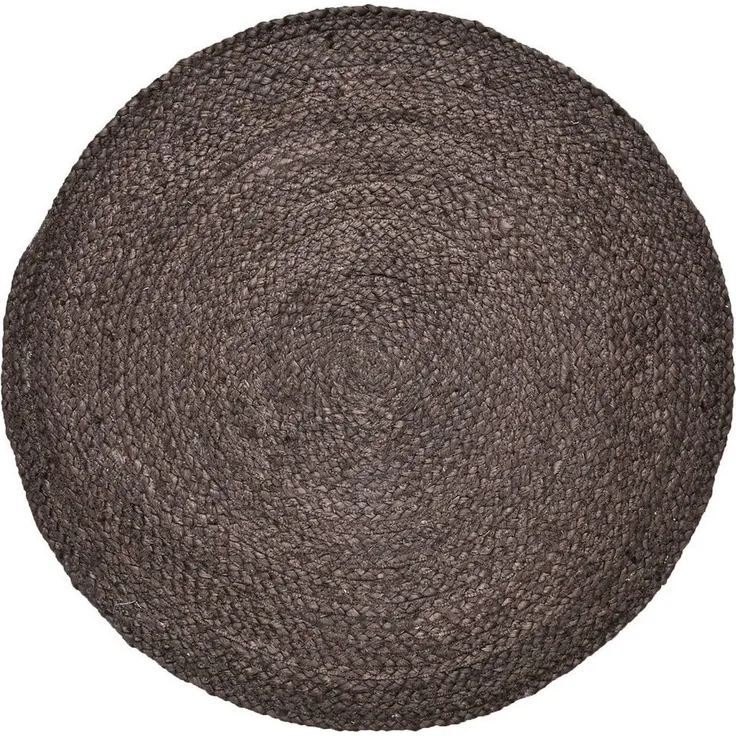 Marrakesch Orient & Mediterran Interior Teppich Ethno Boho Deko Jute Teppich Abrila Rund 100cm Braun