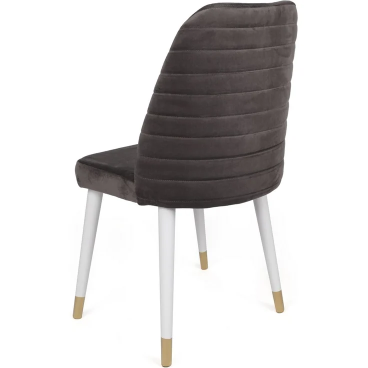 Skye Decor 'Hugo-401 V2' Stuhlset (2-teilig), Anthrazit / Weiß, 50 x 90 x 49 cm – Bild 3